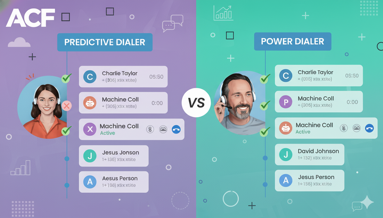 Predictive vs Power Dialer comparison