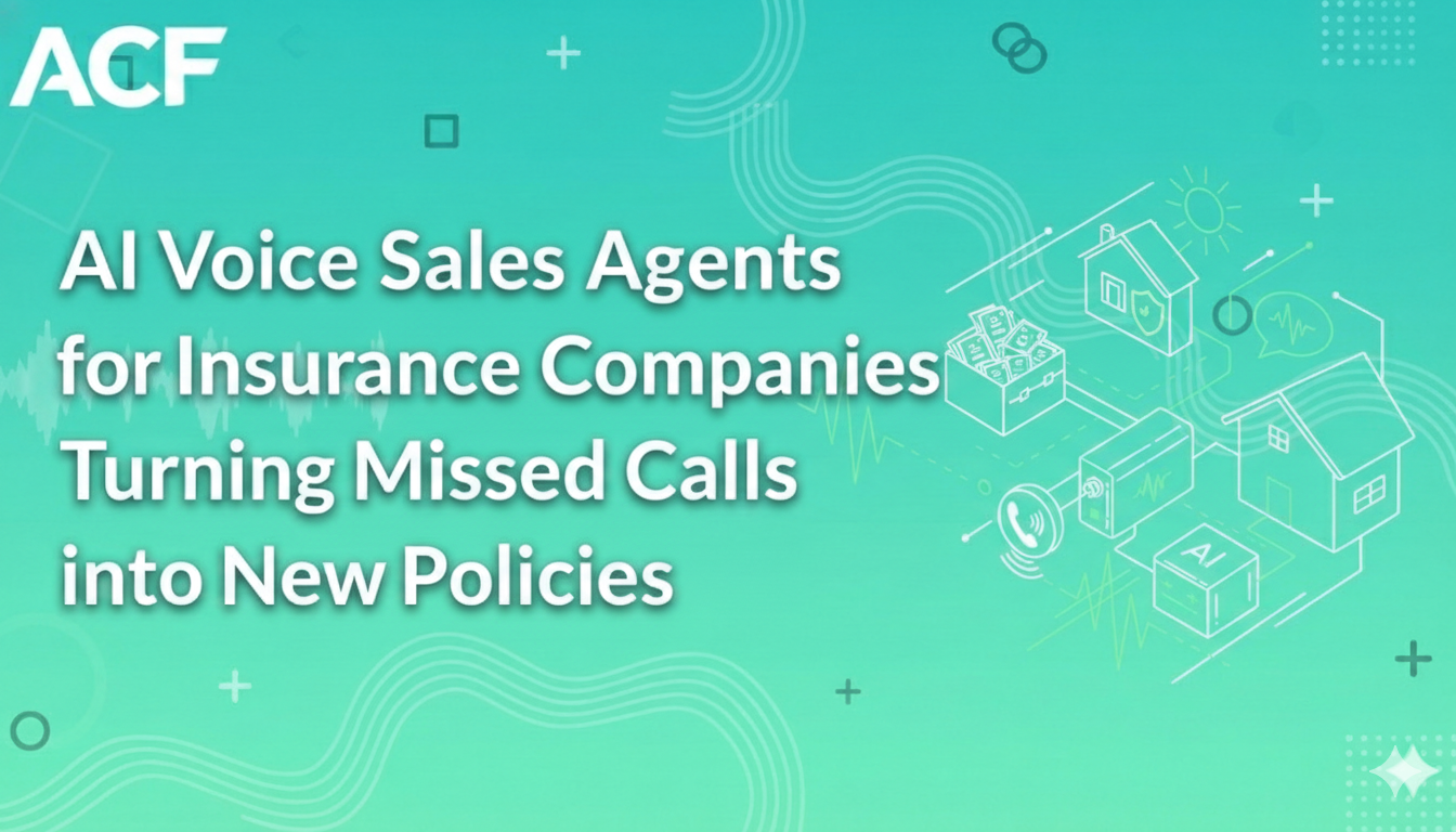 AI Sales Voice Agent for Insurance Companies